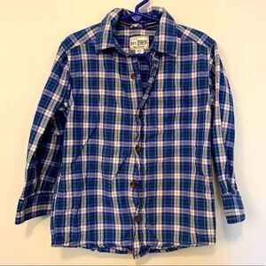 Children's Place Plaid Button Down